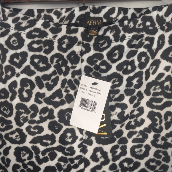 NWT AFRM Leopard Print Shorts - Picture 4 of 4